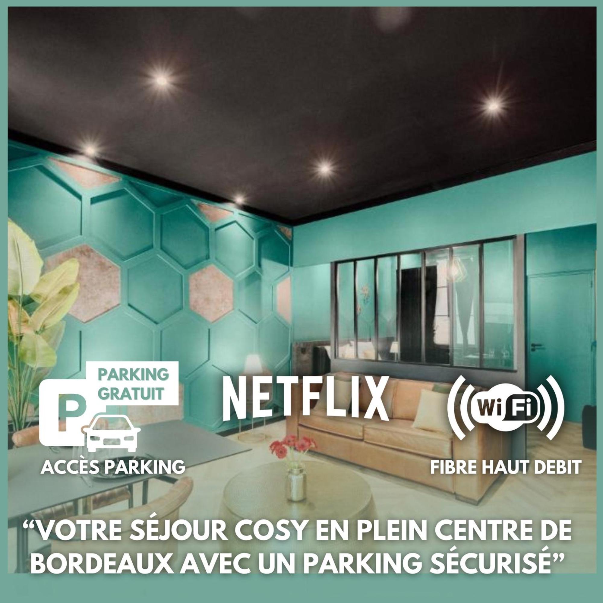 Free Parking - Self Checkin - Wifi - Netflix - City Center - Le Coste By SuperBurdeos Exterior foto