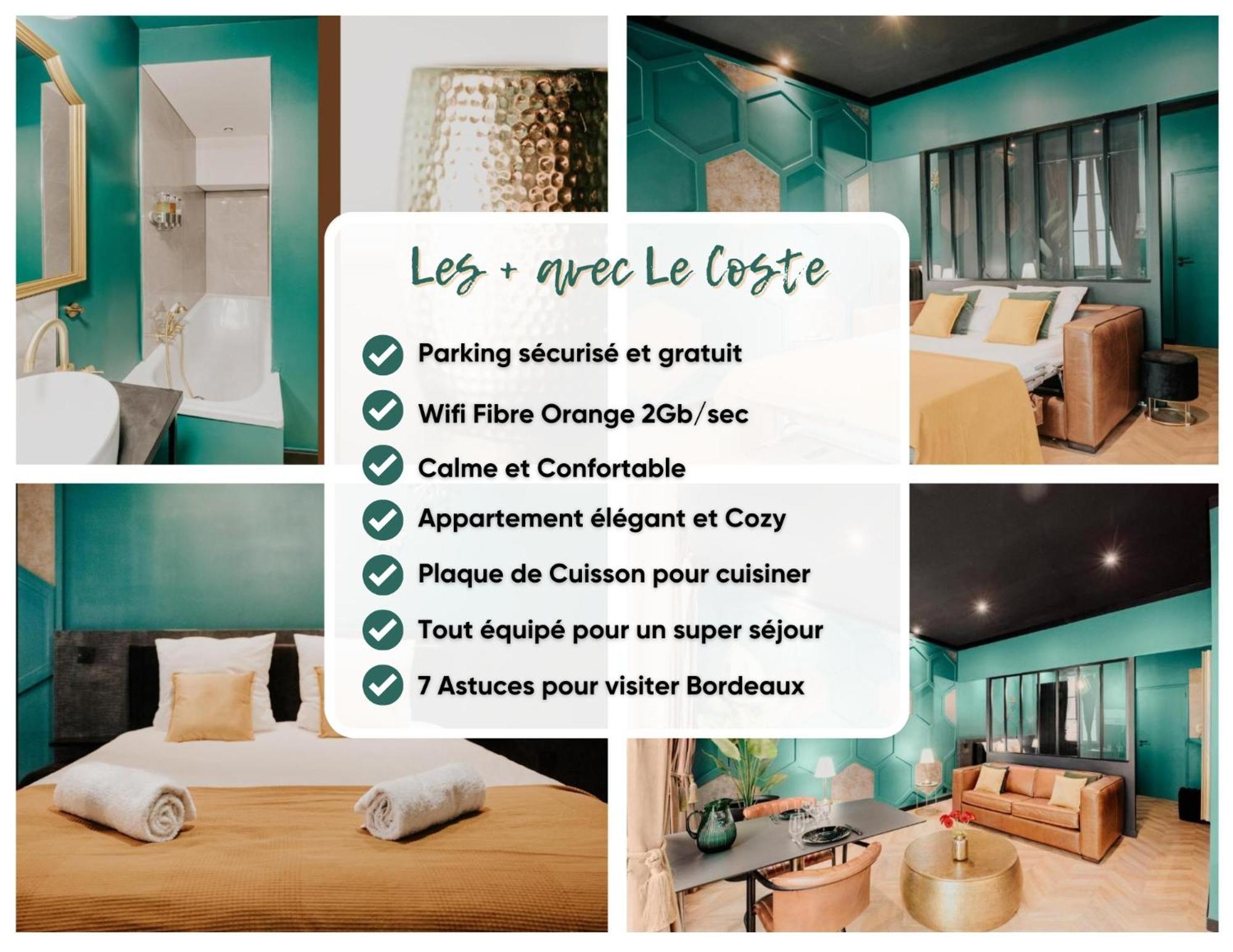 Free Parking - Self Checkin - Wifi - Netflix - City Center - Le Coste By SuperBurdeos Exterior foto